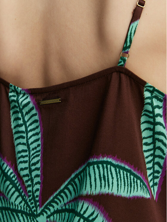 LOLA CASADEMUNT LOLA CASADEMUNT Top LS2615121 Marrón Regular Fit