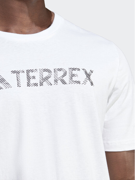 adidas adidas Футболка Terrex Classic Logo HZ1400 Білий Regular Fit