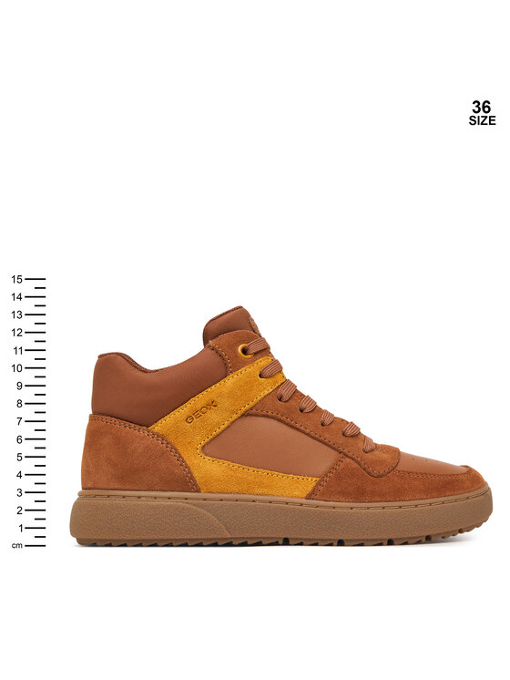 Geox Sneakersy Geox J Theleven Boy J46LDC 05422 C6689 D Brązowy
