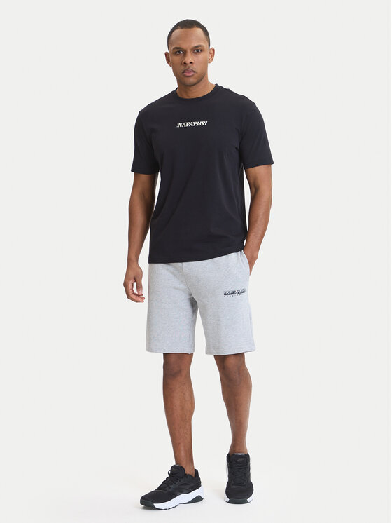 Napapijri Napapijri Camiseta S-Flint NP0A4FZZ Negro Regular Fit
