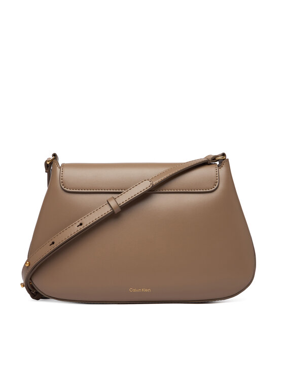 Calvin Klein Geantă Calvin Klein Hardware Flap Meidum Crossbody LV04F3401G Bej