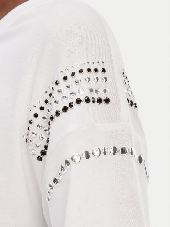 Liu Jo Liu Jo Camiseta WA6128 JS904 Blanco Relaxed Fit