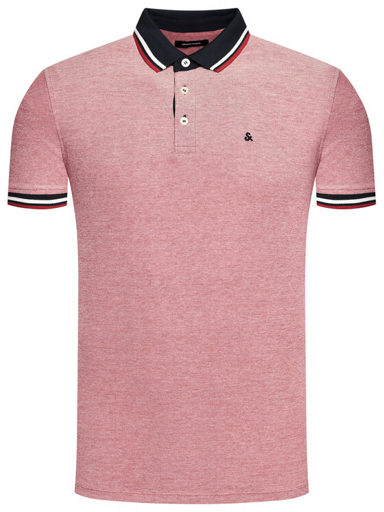 Jack & Jones Jack & Jones Polo marškinėliai Paulos 12136668 Raudona Slim Fit