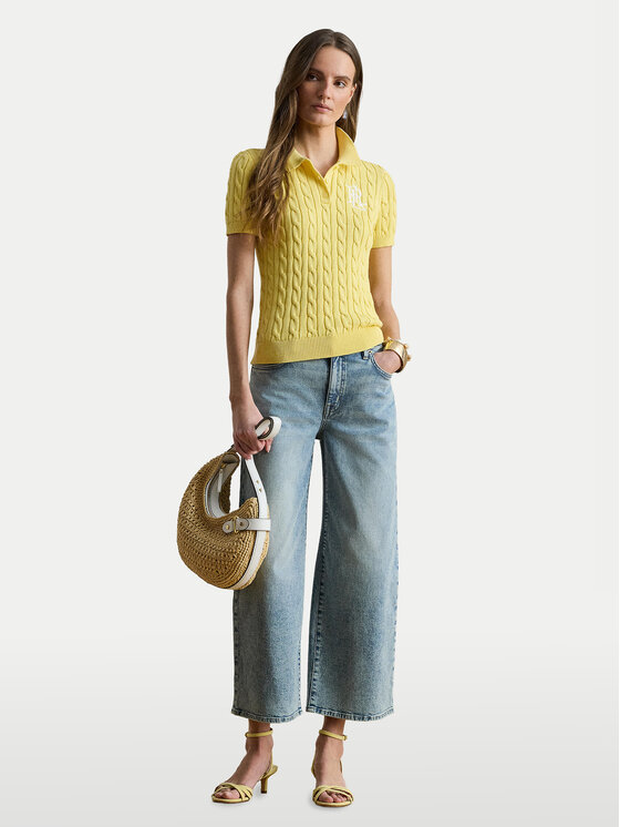 LAUREN RALPH LAUREN LAUREN RALPH LAUREN Поло 200932224017 Світло-жовтий Slim Fit