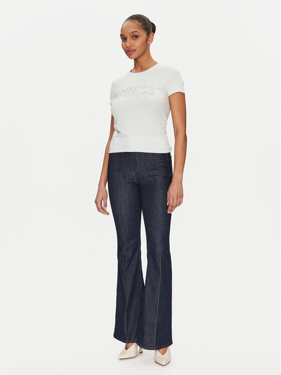 Guess Guess Футболка W5GI04 J1314 Блакитний Slim Fit