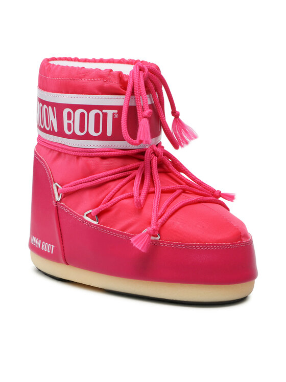 Cizme de zăpadă Moon Boot Icon Low Nylon 14093400 D Roz | Epantofi.ro