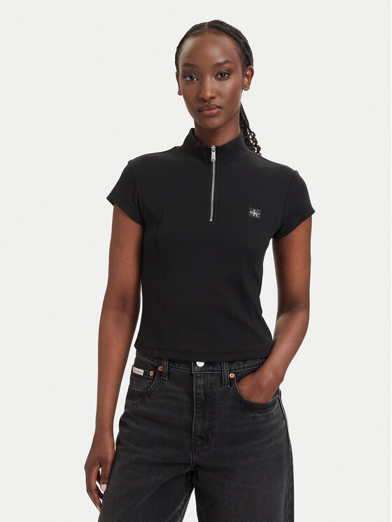 Calvin Klein Jeans Calvin Klein Jeans Camiseta LV047G240G Negro Slim Fit