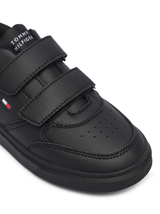 Tommy Hilfiger Сникърси Tommy Hilfiger Low Cut Velcro Sneaker T3X9-35240-1355 M Черен