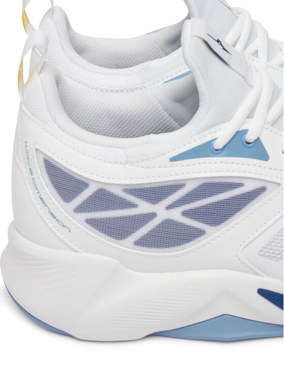 Mizuno Čevlji za športe v zaprtih prostorih Mizuno Wave Dimension V1GA2240 Bela