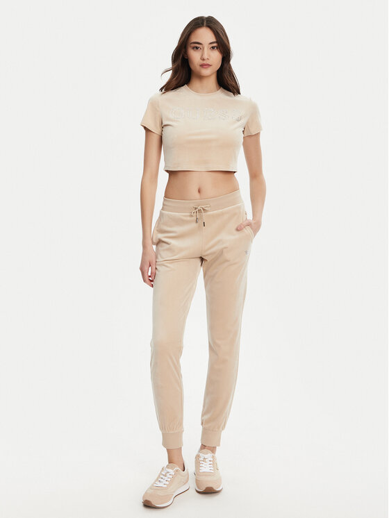 Guess Guess Футболка V3BI01 K0232 Бежевий Regular Fit