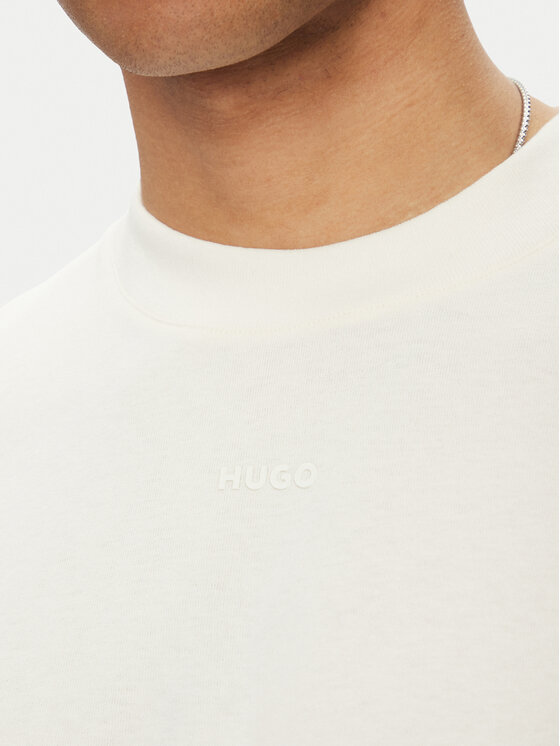 HUGO HUGO Футболка Dapolino 50488330 Écru Relaxed Fit