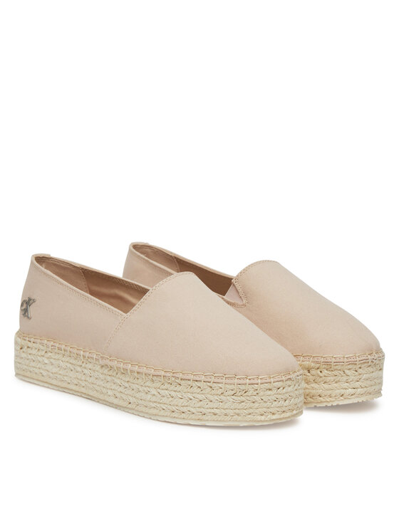 Calvin Klein Jeans Espadrile Calvin Klein Jeans Flatform Esdparille Mg/Hdw YW0YW01737 Roza