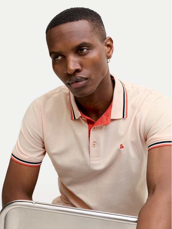 Jack & Jones Jack & Jones Polo Paulos 12136668 Naranja claro Regular Fit