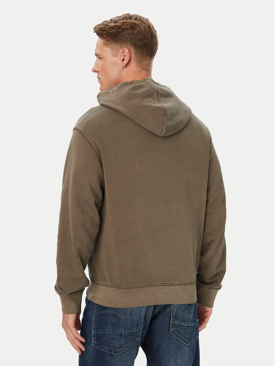 G-STAR G-Star Raw Μπλούζα Unit D30662 D969 Σκούρο καφέ Regular Fit