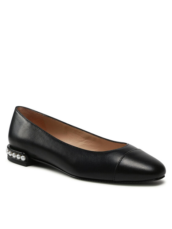 Stuart Weitzman Балетки Stuart Weitzman Pearl Flat SB753 Чорний