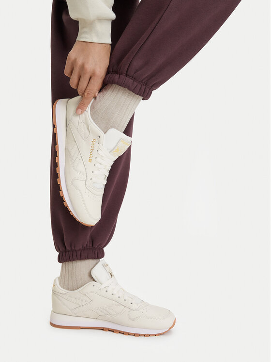 Reebok Sneakersy Reebok EO-CLASSIC LEATHER 100271663 Kremowy