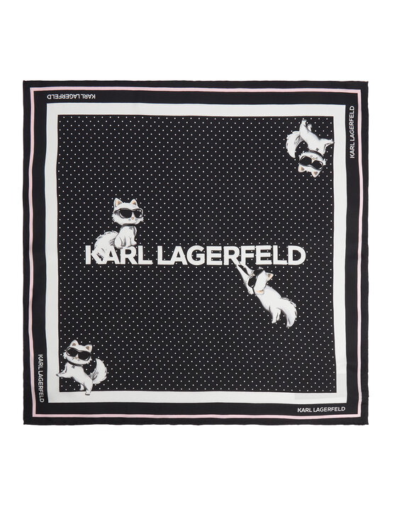 KARL LAGERFELD Lakatiņš KARL LAGERFELD B3W33037 Melns