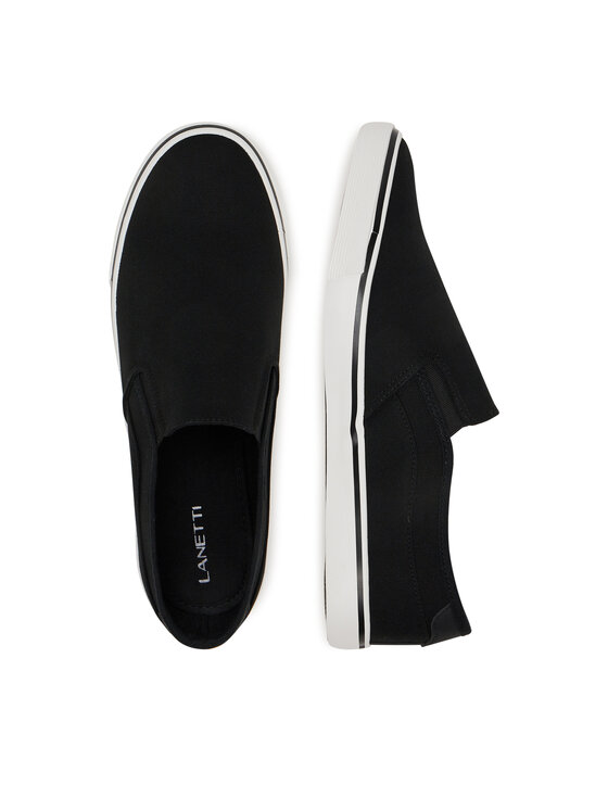 Lanetti Tenisky Lanetti MS20347-05 Čierna
