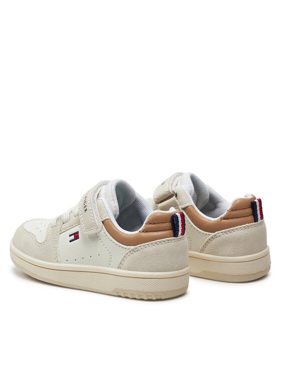 Tommy Hilfiger Tenisice Tommy Hilfiger Low Cut Lace-Up/Velcro Sneaker T1X9-33341-1269 M Bijela