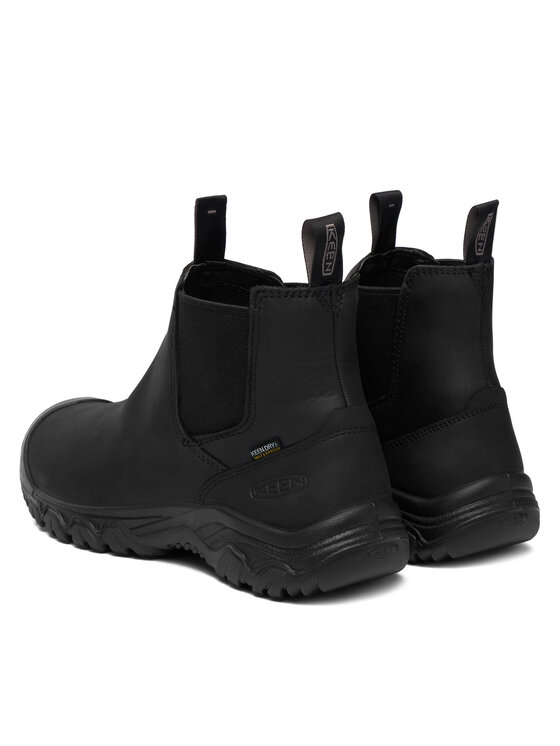 Keen Členková obuv s elastickým prvkom Keen Anchorage Boot IV Wp 1031165 Čierna