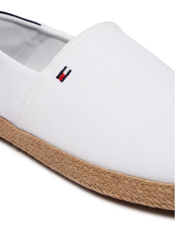 Tommy Hilfiger Εσπαντρίγιες Tommy Hilfiger Core Hilfiger Espadrille Textile FM0FM05792 Λευκό