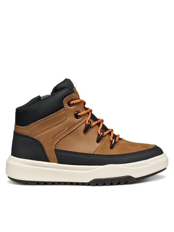 Geox Kotníková obuv Geox J Bunshee B Abx J56FMA 0ME32 C6002 S Hnědá