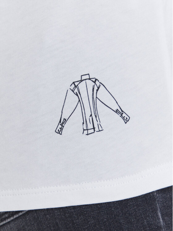 KARL LAGERFELD KARL LAGERFELD Camiseta A3W17099 Blanco Regular Fit