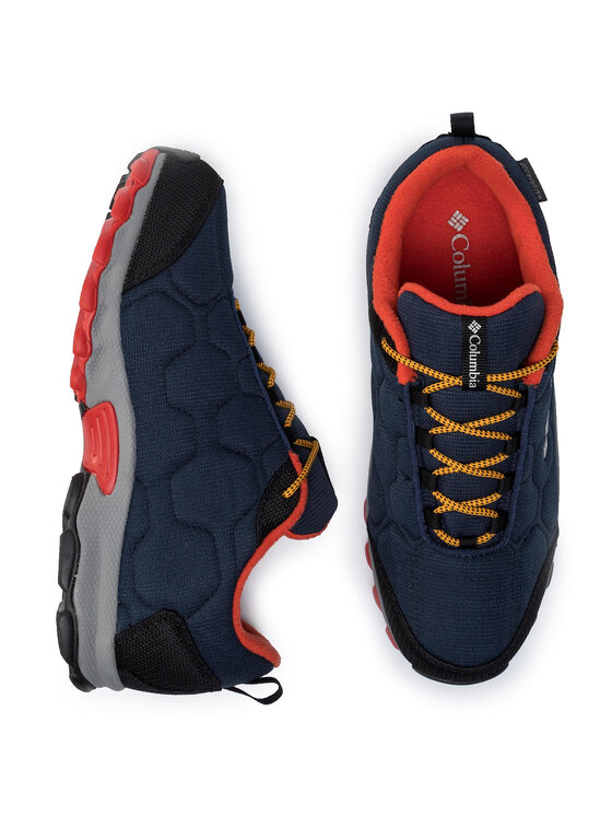 Columbia Παπούτσια πεζοπορίας Columbia Youth Firecamp Sledder 3 Wp By1202 Σκούρο μπλε