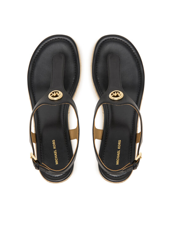 MICHAEL Michael Kors Еспадрильї MICHAEL Michael Kors Val Thong Wedge 40S6VAMS1L Чорний