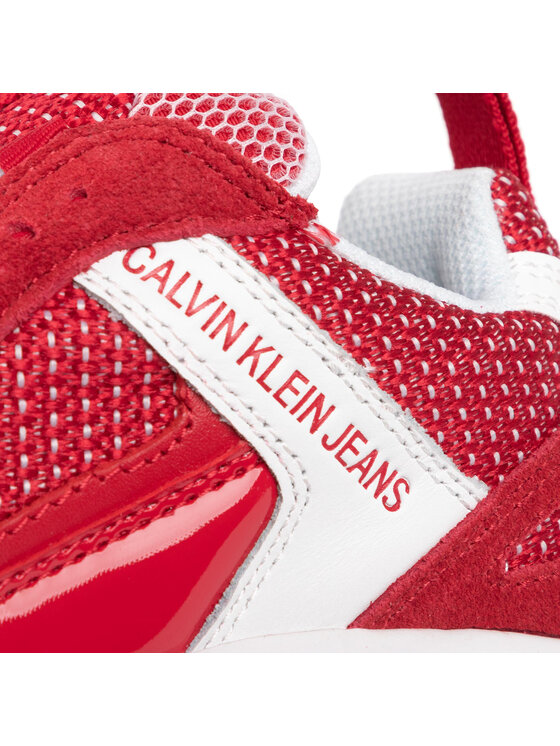 Calvin Klein Jeans Sneakersy Calvin Klein Jeans Maya B4R0823 Červená