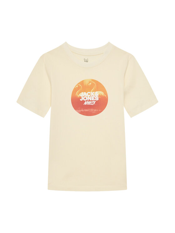 Jack & Jones Junior Jack & Jones Junior Футболка Varenna 12278349 Écru Regular Fit