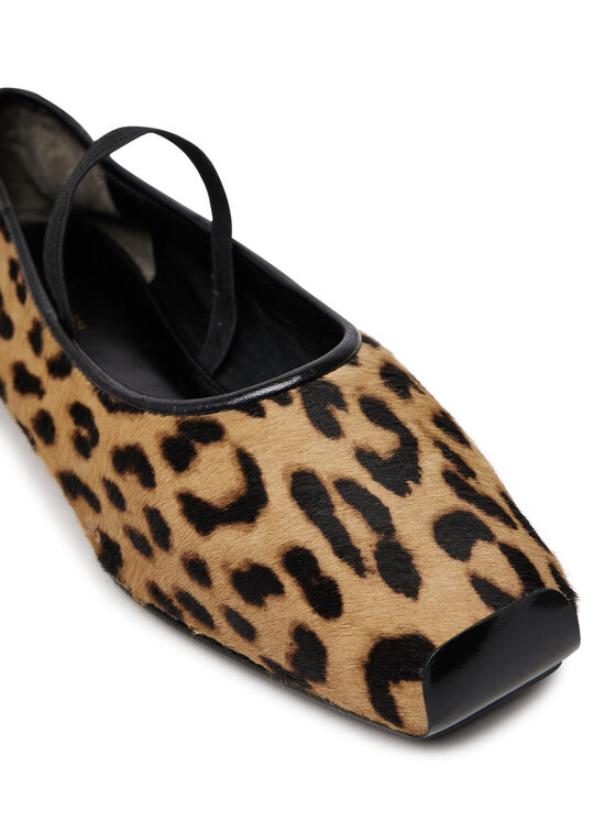 Tory Burch Балетки Tory Burch Runway Ballet 165476 Коричневий