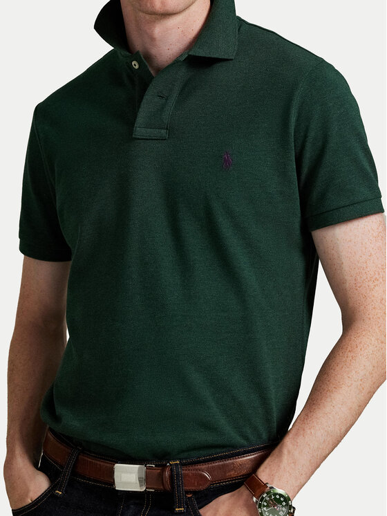 Polo Ralph Lauren Polo Ralph Lauren Pólóing 710536856489 Zöld Slim Fit