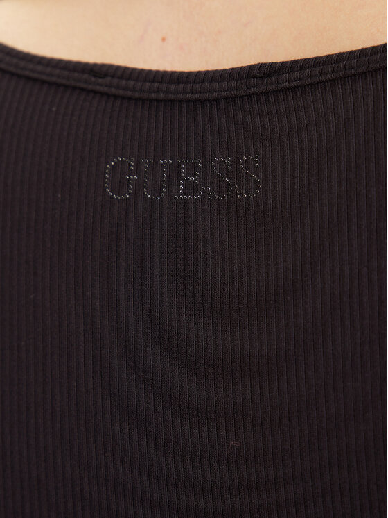 Guess Guess Vestido diario O5BK03 KCDA2 Negro Slim Fit