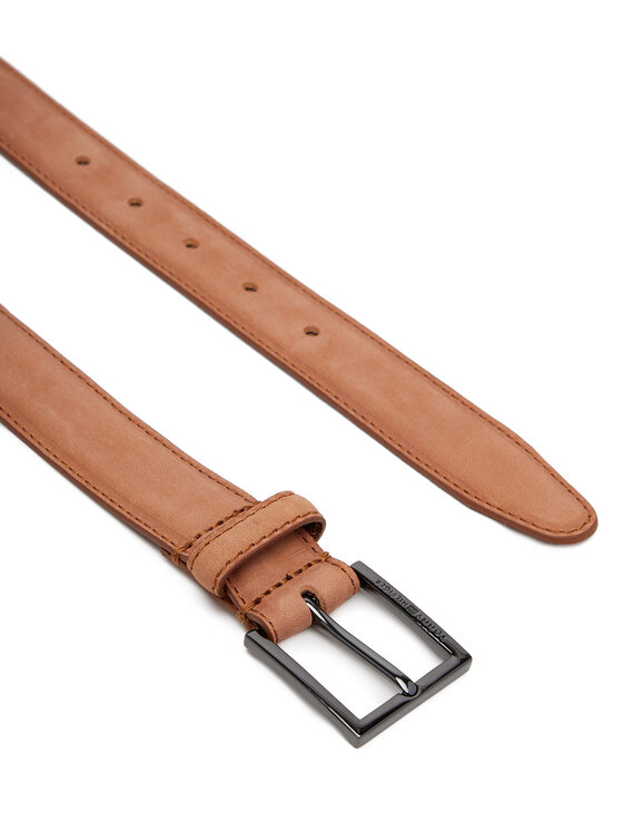 Tommy Hilfiger Pánský pásek Tommy Hilfiger AM0AM13378 Hnědá