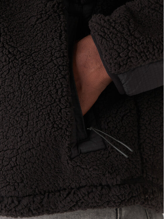 Hunter Hunter Polár kabát Athol HARM0017252 Fekete Regular Fit