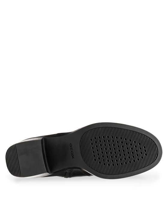 Geox Škornji Geox D Serilda 60 D56XXA 00043 C9999 Črna