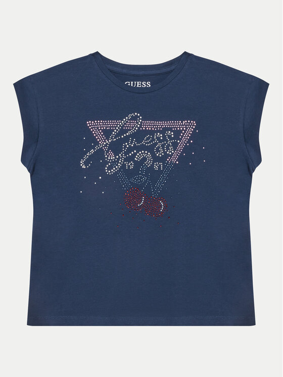 Guess Guess Футболка J5GI01 K6YW4 Cиній Boxy Fit