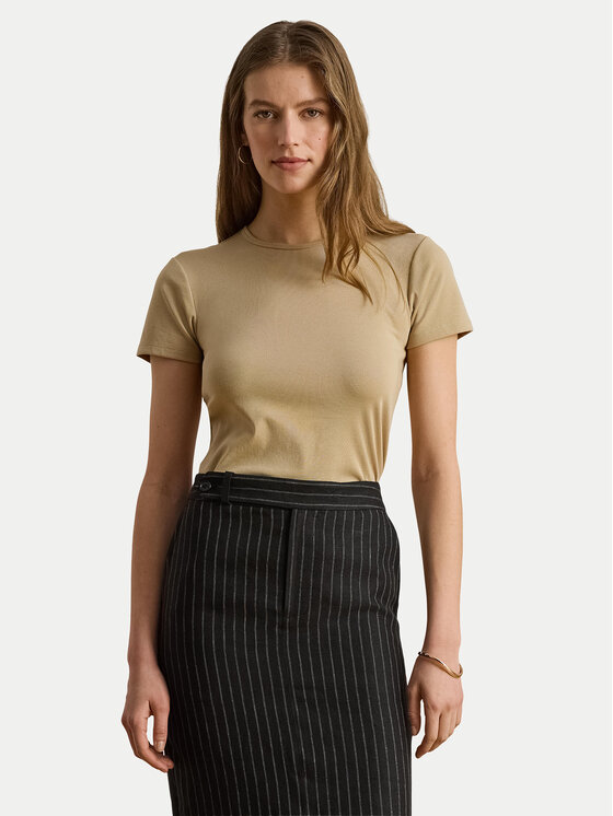 LAUREN RALPH LAUREN LAUREN RALPH LAUREN Camiseta Alli 200807563053 Beis Regular Fit