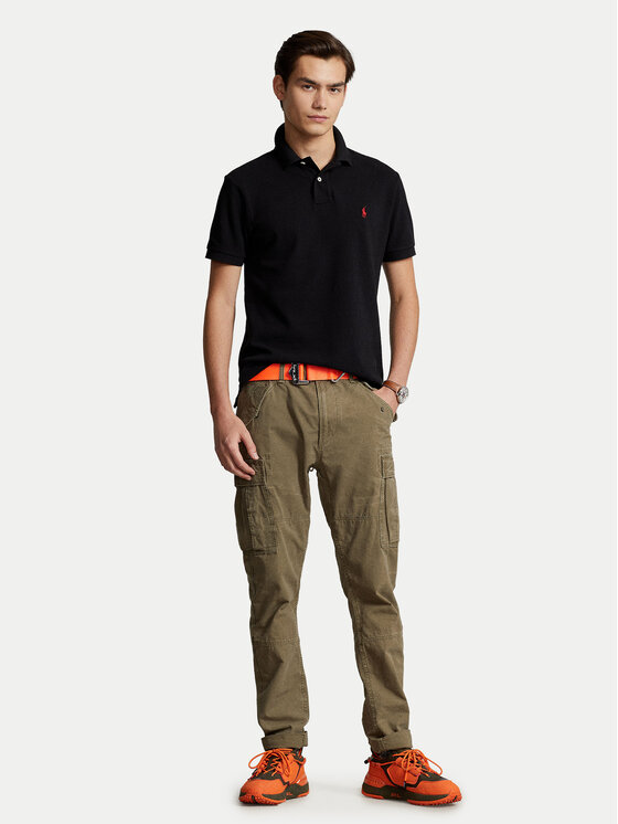 Polo Ralph Lauren Polo Ralph Lauren Поло Core Replen 710795080 Чорний Slim Fit