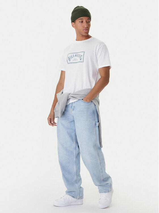 Billabong Billabong Camiseta Arch Frame EBYZT00341 Blanco Regular Fit