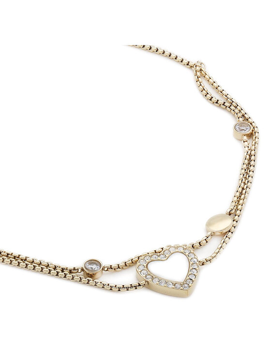 Fossil Браслет Fossil Elegant Hearts JF03216710 Золотий