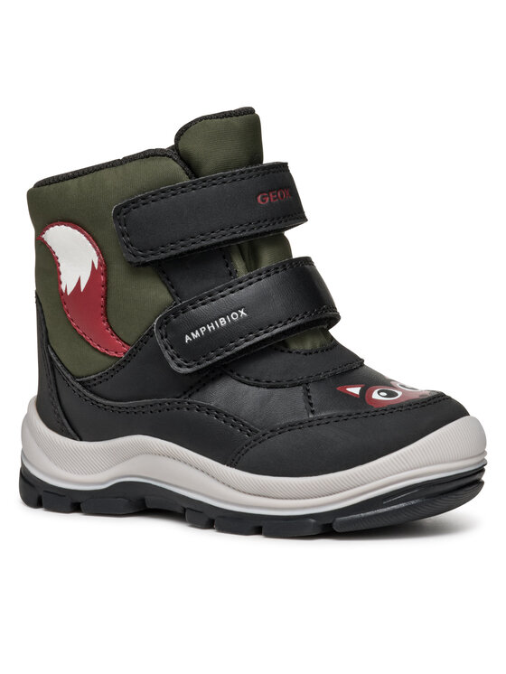 Geox Čizme za snijeg Geox B Flanfil Boy B Abx B463VB 054FU C0520 M Crna