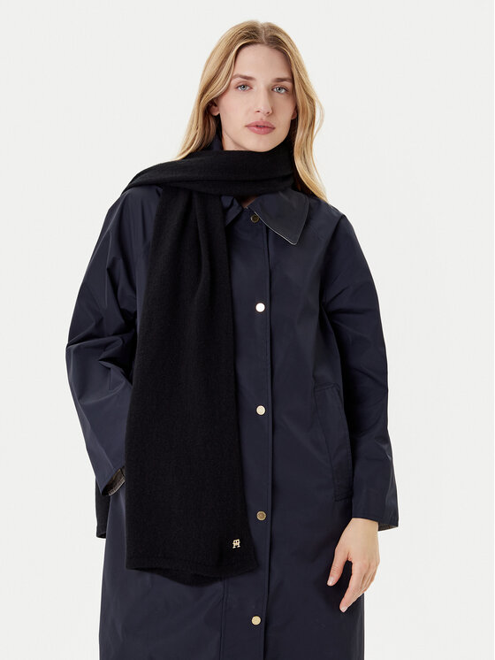 Tommy Hilfiger Šál Tommy Hilfiger AW0AW17790 Čierna