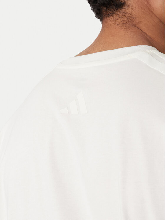adidas adidas Camiseta Lux Coffee Cafe Pour Graphic KB4845 Blanco Loose Fit
