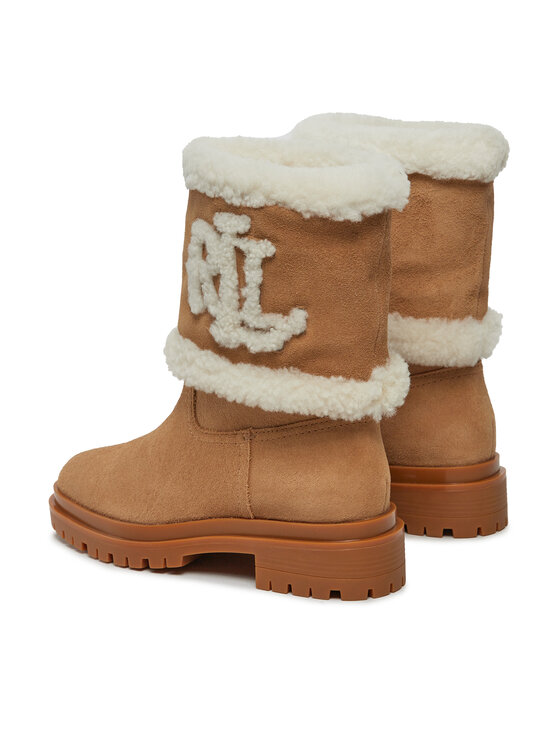 LAUREN RALPH LAUREN Botki LAUREN RALPH LAUREN 802915440001 Brązowy