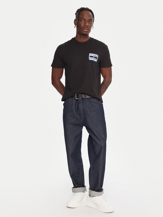 Tommy Jeans Tommy Jeans Camiseta DM0DM21980 Negro Regular Fit