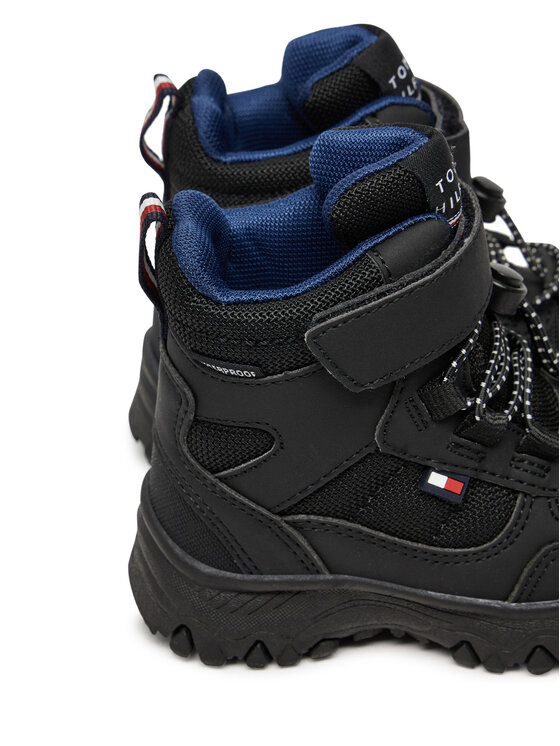 Tommy Hilfiger Cizme de zăpadă Tommy Hilfiger Fur Boot T1X5-33710-1492 M Negru