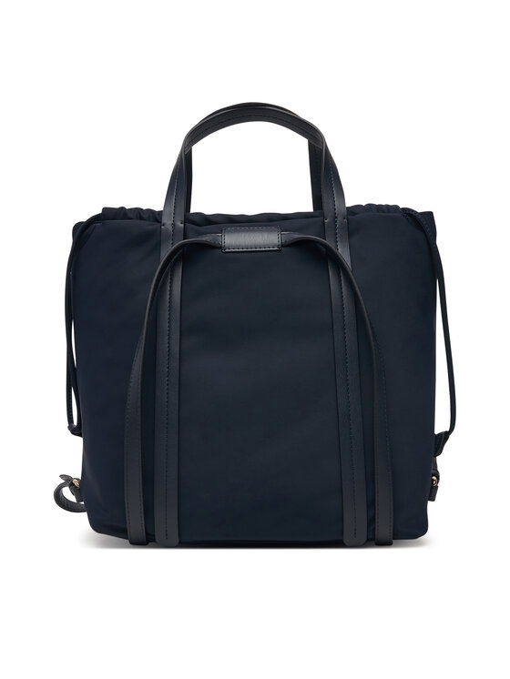 Tommy Hilfiger Plecak Tommy Hilfiger Th Soft Nylon Tote/Backpack AW0AW19029 Granatowy