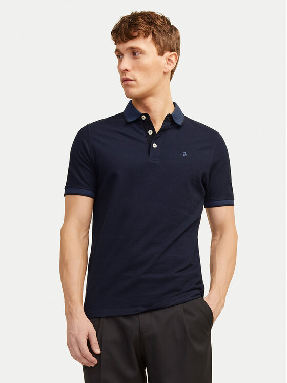 Jack & Jones Jack & Jones Polo Paulos 12136668 Azul marino Slim Fit